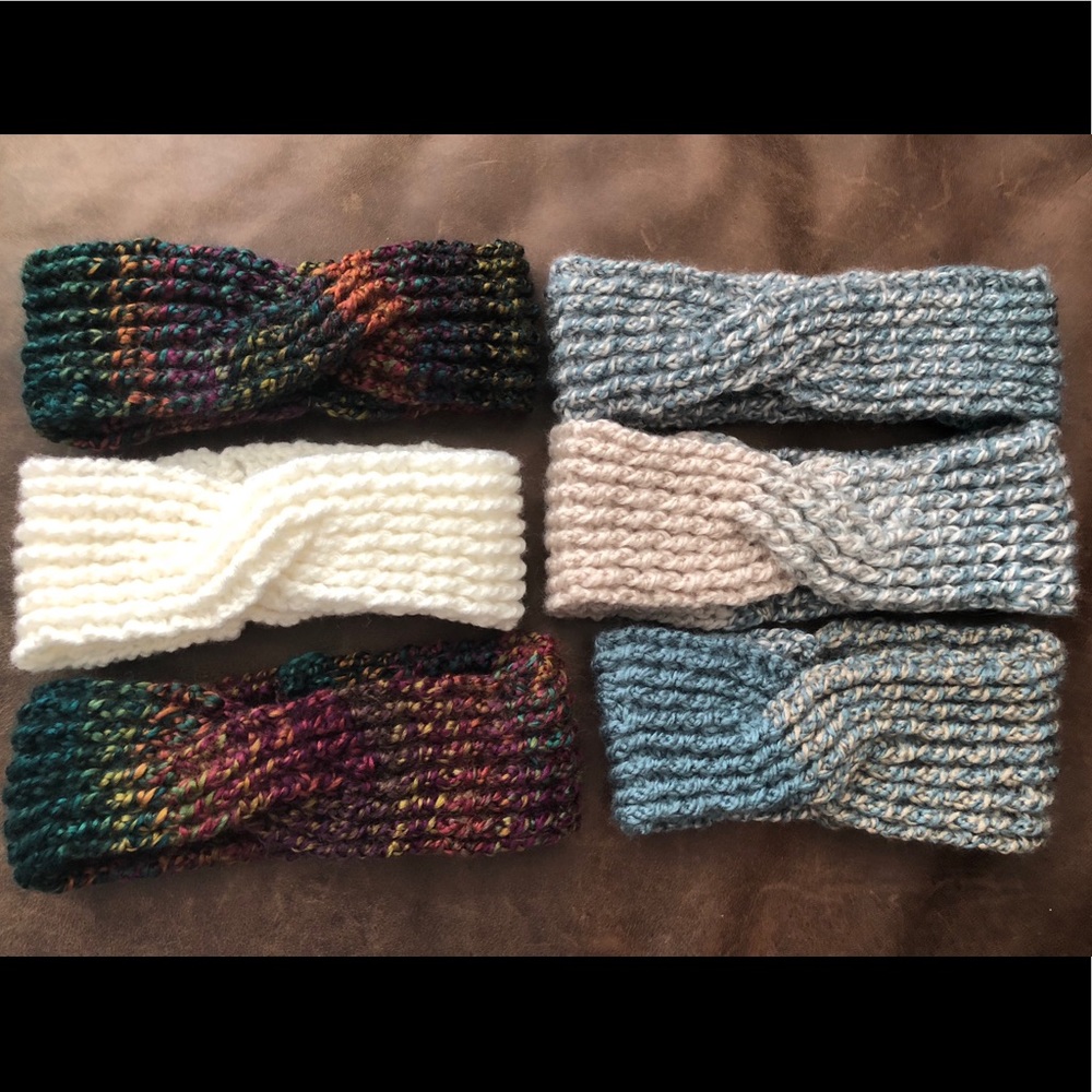 Handmade twist style headband/earwarmer